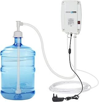 TDRSUPER Bottled Water Dispenser Pump System with Single Inlet, 110V 60PSI Drinking Water Electric Water Pump,Compatible with Coffee/Tea Maker, Water Dispenser,Ice Maker,Refrigerator