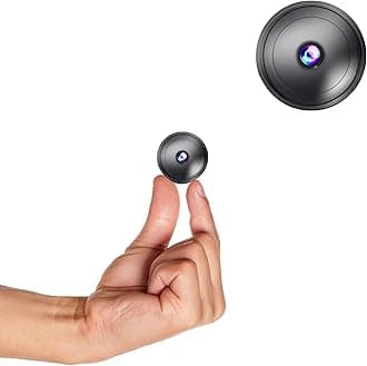 Hidden Camera with Audio/Video. Mini Small Camera. Spy Hidden Cameras for Home Indoor Use. Spy Cam with Night Vision and Motion Detection | Only 0.9 inch! Baby Monitor Small Mini Wireless Outdoor M4