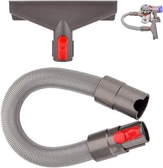 Fullclean Mattress Tool and Extension Flexible Hose Kit Compatible with Dyson Gen 5 V15 V15s V12 V11 V10 V9 V7 V8 Absolute Detect Torque Drive Cyclone Cordless Handheld Vacuum Cleaner