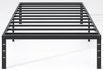 NEW JETO Metal Bed Frame-Simple and Atmospheric Metal Platform Bed Frame, Storage Space Under The Bed Heavy Duty Frame Bed, Sturdy Twin Size Bed Frame, 18 Inch, Twin