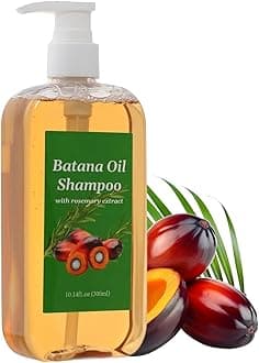 Shampoo De Batana, Rosemary Oil Shampoo,Batana with Rosemary Extract, Para La Caida Del Cabello, Nourishing & Regenerating Hair-Soft and Fluffy for Men & Women