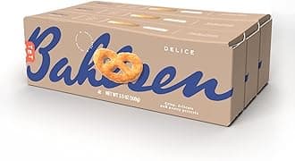 Bahlsen Delice Cookies (3 boxes) - Sweet & delicate, buttery puff pastry biscuits with light crispy layers - 3.5 oz boxes