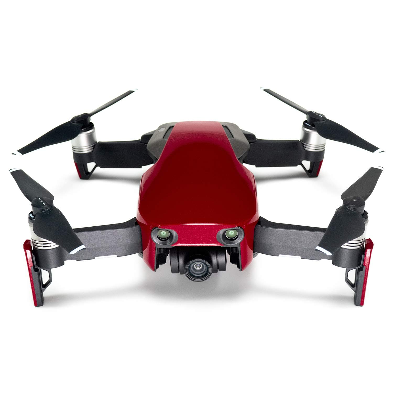 Wrapgrade Poly Skin Compatible with DJI Mavic Air | Unit A: Colored Parts and Rear Trim (Japan RED)