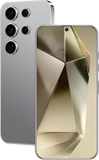 U24 Ultra Unlocked Phone 8GB+256GB Android Cell Phone 7 inch HD Screen Mobile Phone 50MP+24MP Camera 6800 mAh Extra Large Battery 5G Dual SIM (Titanium Gray)