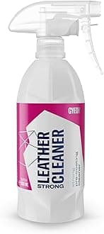 Q²M Car Leather Cleaner Strong, White Leather Cleaner for Cars - Deep Cleaning for Upholstery Seats, Dashboard - Suitable for Vegan & Synthetic - Remove Heavy Oils, Dirt & Dye Transfer - 500 ml
