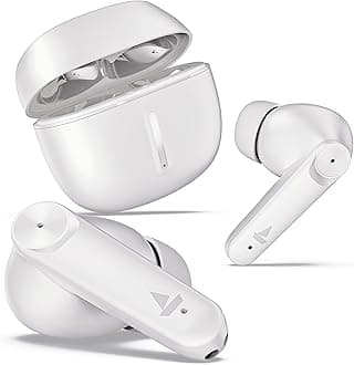 boAt Airdopes Max Truly Wireless in Ear Ear Buds w/ 100 HRS Playtime, Quad Mics with ENx Tech, Beast Mode(50ms Low Latency), ASAP Charge, Bluetooth v5.3 and IWP(Ivory White)