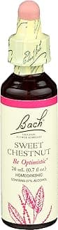 Bach Original Flower Remedies, Sweet Chestnut - Be Optimistic - Natural Homeopathic Flower Essence for Emotional Balance - Vegan, Gluten Free, Sugar Free - 20mL Dropper