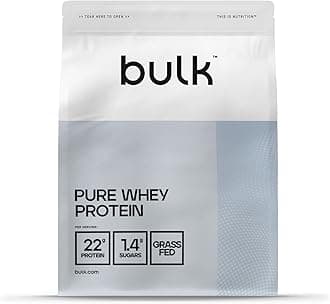 Pure Whey Protein Powder | Cinnamon Cereal Milk | 22g Protein and 5g BCAAs per Scoop | Whey Concentrate Shake | Low Sugar | Supports Muscle Growth and Repair | Smooth Mixing | Vegetarian | 1kg