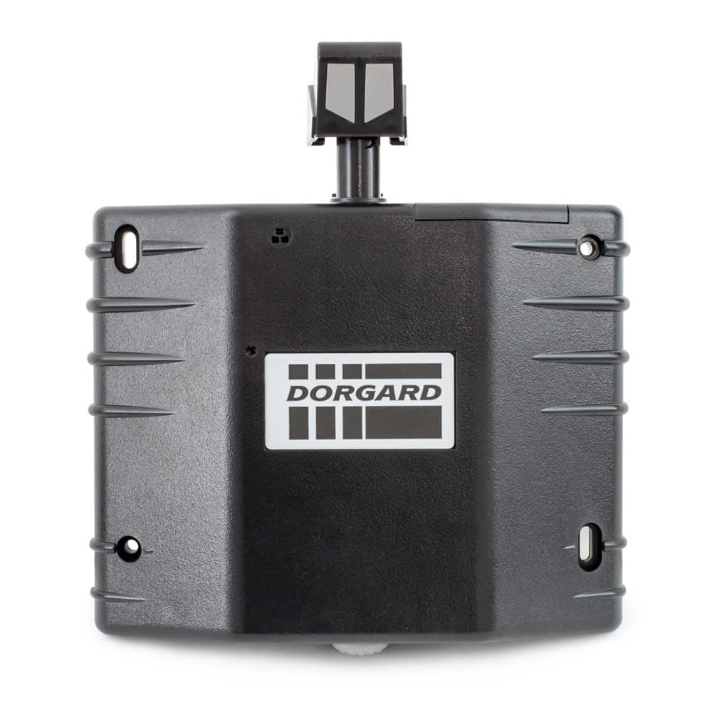 Dorgard Black Auto Fire Door Closer, Automatically closes upon hearing the alarm sound