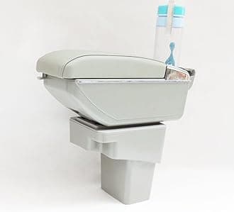 Car Center Console Armrest Storage Box Compatible with Hyundai Verna/Accent/Solaris/Dodge Attitude RB 2012 2013 2014 2015 2016