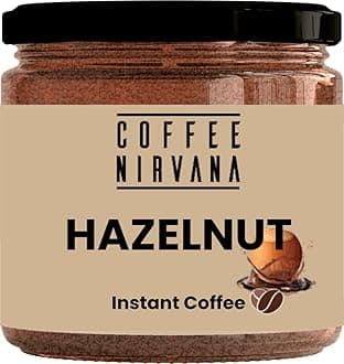 Instant Coffee, Freeze Dried, Hazelnut Flavour, 70 g