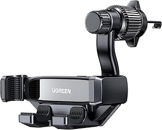 Car Phone Holder Car Mount, [360° Swing Arm for Air Vent], One-hand Auto Lock, Metal Hook Mobile Holder, Fit for iPhone Air/17/16/15/14, Samsung S25/24/23/Z Flip, 4.7-7.2"Smartphone Accessories