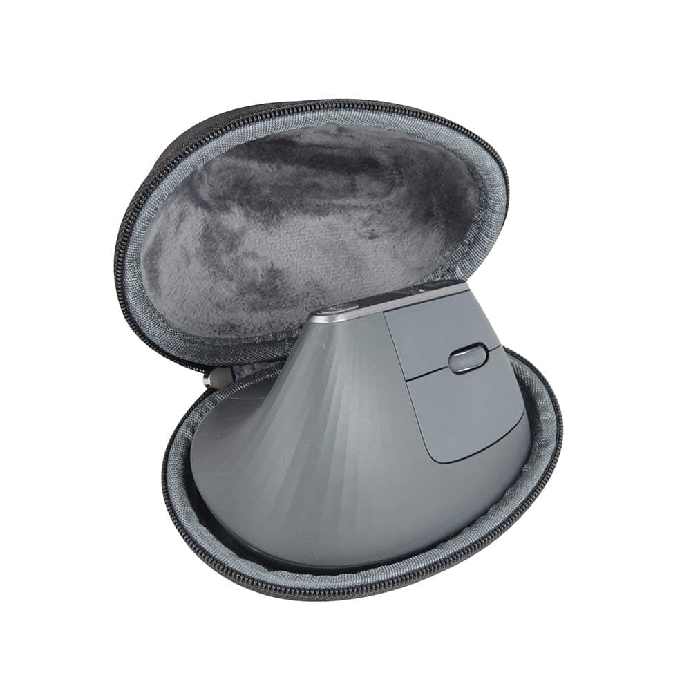 Hard Eva Travel Case for Logitech MX Vertical Wire and Wireless Advanced Ergonomic Mouse by Hermitshell