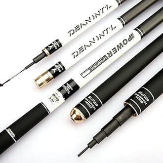 Telescopic Fishing Rods 12FT 13FT 15FT 16FT 18FT 21FT 24FT Carbon Fiber Rod Ultra Light Carp Fishing Pole Spinning Rod (Size : 3.6m/12FT)