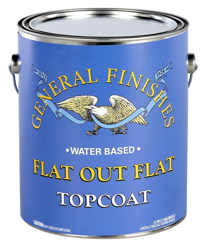 General Finishes Flat Out Flat Topcoat, Gallon