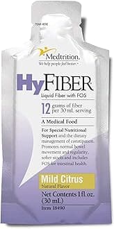 HyFiber Daily Liquid Fiber for Regularity and Soft Stools, 12 Grams Soluble Fiber, 1 fl oz 25 Pack