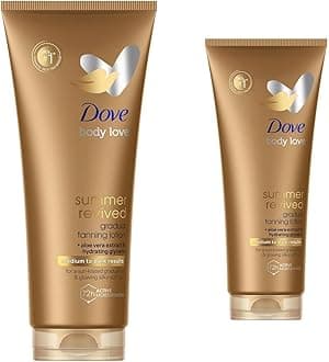 Dove Derma Spa Summer Revived Medium to Dark Skin Body Lotion 200ml (PACK OF 2)