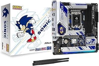 ASRock Motherboard B760M PG SONIC WiFi Intel 12th Gen / 13th Generation CPU (LGA1700) Compatible B760 Chipset DDR5 Micro ATX Motherboard
