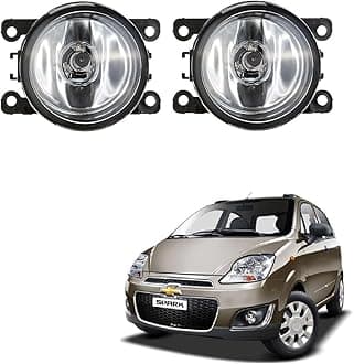 Universal Car Front Bumper Fog Lamp (H8) Light Halogen Bulb 12V Suitable for Chevrolet Spark Type-2