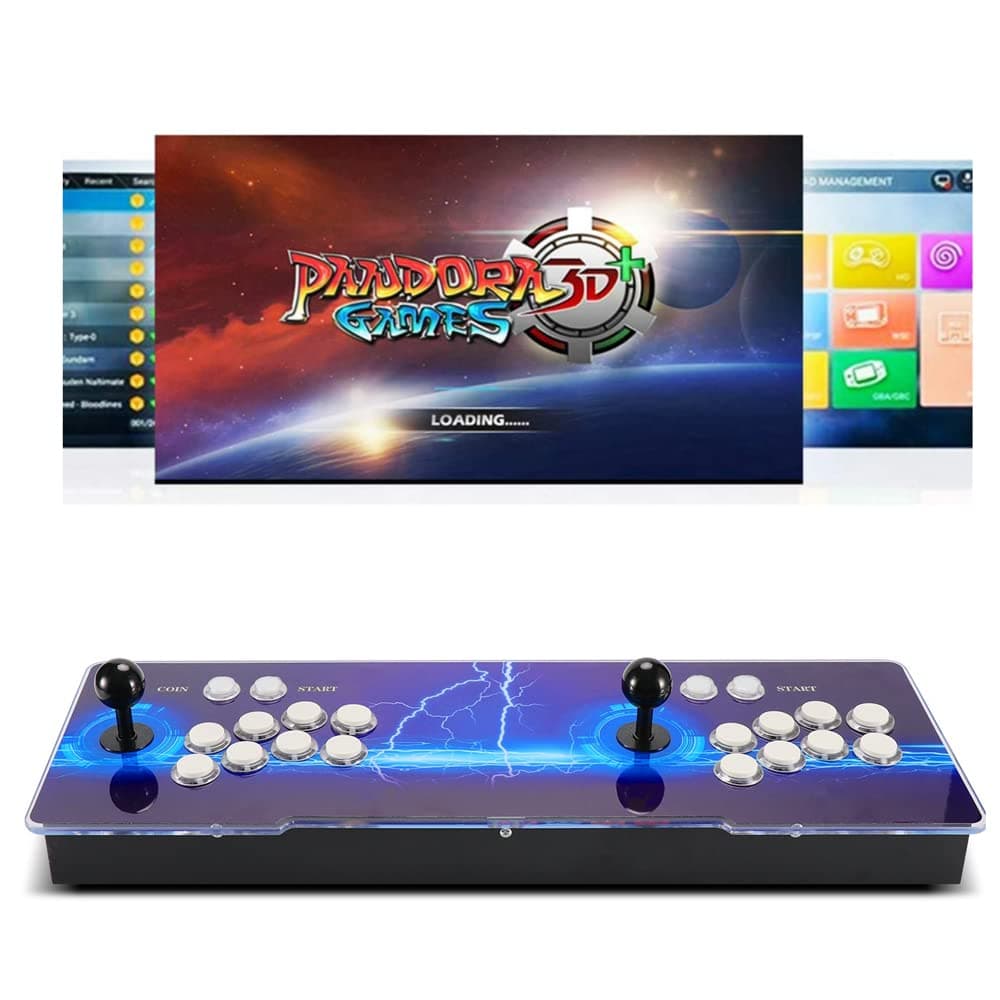 [8000 HD Games] 3D+ Pandora Box Arcade Console 720P System With 8000 Games Supports PC TV 2 Players