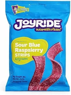 Joyride Sour Blue Raspberry Strips, 3.5 oz
