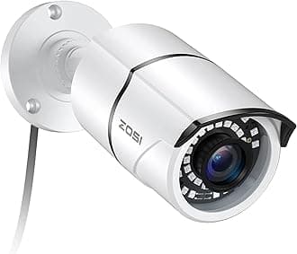 2MP 1080p Security Camera,4-in-1 TVI/CVI/AHD/CVBS Surveillance Bullet Camera Indoor Outdoor,Night Vision,Work for 960H,720P,1080P analog CCTV DVR