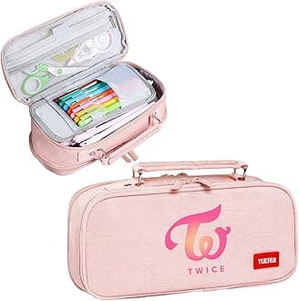 - Twice Merch large Pencil Case Capacity Stationery Bag Storage Pouch