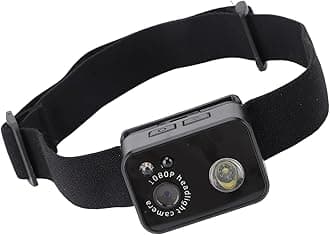 2MP Headlamp Camera 1080P Video Recorder With Builts In LED Light Headbands Camera For Night Activity 1000mAh Battery