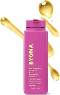 BYOMA Nourishing Body Oil (200ml) Lightweight, Fast-Absorbing Body Oil - Improves Skin Texture - Hydrates, Brightens and Restores Skin Barrier, Vegan