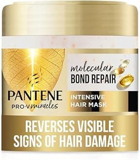 Molecular Bond Repair Intensive Hair Mask with Biotin 300ml. Pro-V Concentrated Formula for Extremely Dry Damaged Hair. Leaves Hair Visibly Healthier, Strengthened and Regenerated
