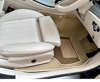NEXTA 9D Premium Custom Fitted Imported Car Floor Mat for Toyota Urban Cruiser Hyryder (Beige)