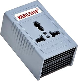 KEBILSHOP Universal 3 pin Input Plug 2500 W 220V to 110V Stepdown Voltage Converter