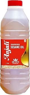 Anjali Cold Pressed Gingelly/Sesame Oil (1 Litre Can)