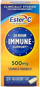 Vitamin C, 500mg Tablets, 60-Count Bottles (Pack of 1)