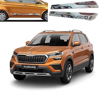 Car Door Body Side Beading/Molding/Cladding for Skoda Kushaq Set of 04