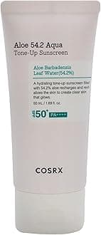 Aloe 54.2 Aqua Tone-Up Sunscreen SPF 50 Plus for Unisex - 1.69 oz Sunscreen