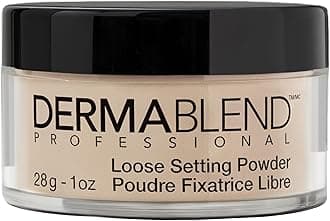 Loose Setting Powder, Face Powder Makeup & Finishing Powder for Light, Medium & Tan Skin Tones