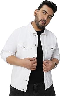 Urbano Plus Men plusjaktp Denim Jacket (pack of 1)