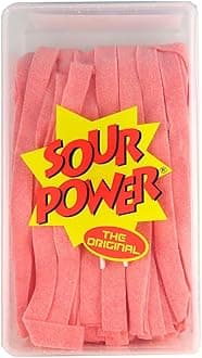 Sour PowerCandy Belts, Pink Lemonade, 42.3 Ounce