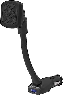 MAG12V MagicMount Magnetic Power Socket Mount with USB Charging Port for Mobile Devices