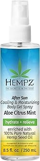 Hempz After Sun Cooling Aloe Vera Body Spray, Vegan formula to Soothe and Hydrate Sunburn, 8.5 oz.
