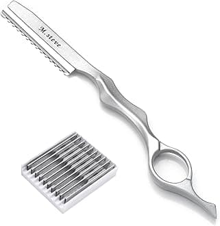 Hair Texturizing Cutting Razor -Silver