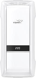 V-Guard Denor Id4 3040 AC Stabilizer For 1.5 Ton Inverter AC | Digital Display | Intelligent Time Delay System | Energy Efficient Design | 3 Year Warranty By V-Guard | Working Range 150-280 VAC, White