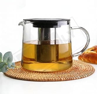 Glass Teapot with Infuser – 1500ML Tea Kettle, Tea Pot for Blooming Tea Loose Leaf Tea, Premium Tea Maker with Gift Idel