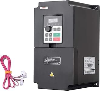 QNK 4KW 5.5HP AC 220V 17A VFD Converter Single to 3 Phase Inverter Variable F...