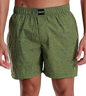 FreecultrMen's Smooth Suede All Day Boxer Cotton Shorts with Dual Deep Side Pocket