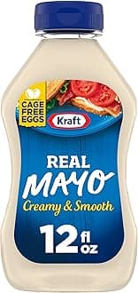 Kraft Real Mayo Creamy & Smooth Mayonnaise, 12 fl oz Bottle