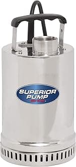 Superior Pump 91392 Stainless Steel Utility Pump