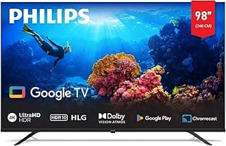 98 Inch 4K Smart Google TV 7100 Series 98PUT7129/56, Dolby Vision + HDR 10, google voice Assistant, Youtube, Netflix,prime, Shahid, 2024 Model, 1 year warranty