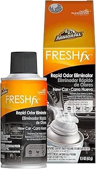 Armor All Car Air Freshener and Purifier, Odor Eliminator for Cars, Trucks, Freshfx New Car, 1.5 Oz Fogger